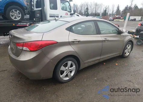 2013 Hyundai Elantra Gls из США, поврежденный, VIN 5NPDH4AE8DH337035